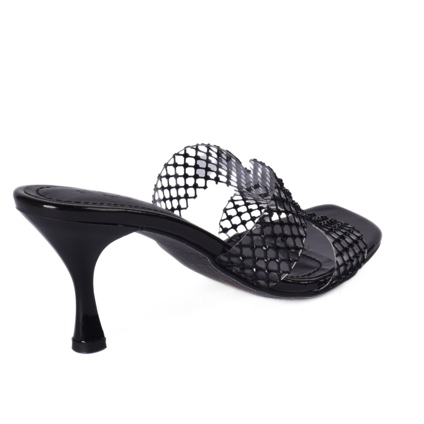 High Heel Crystal Transparent Slippers