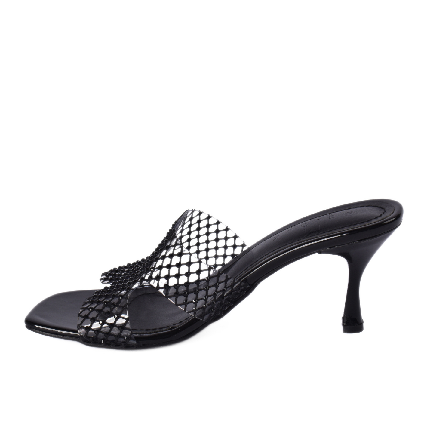 High Heel Crystal Transparent Slippers
