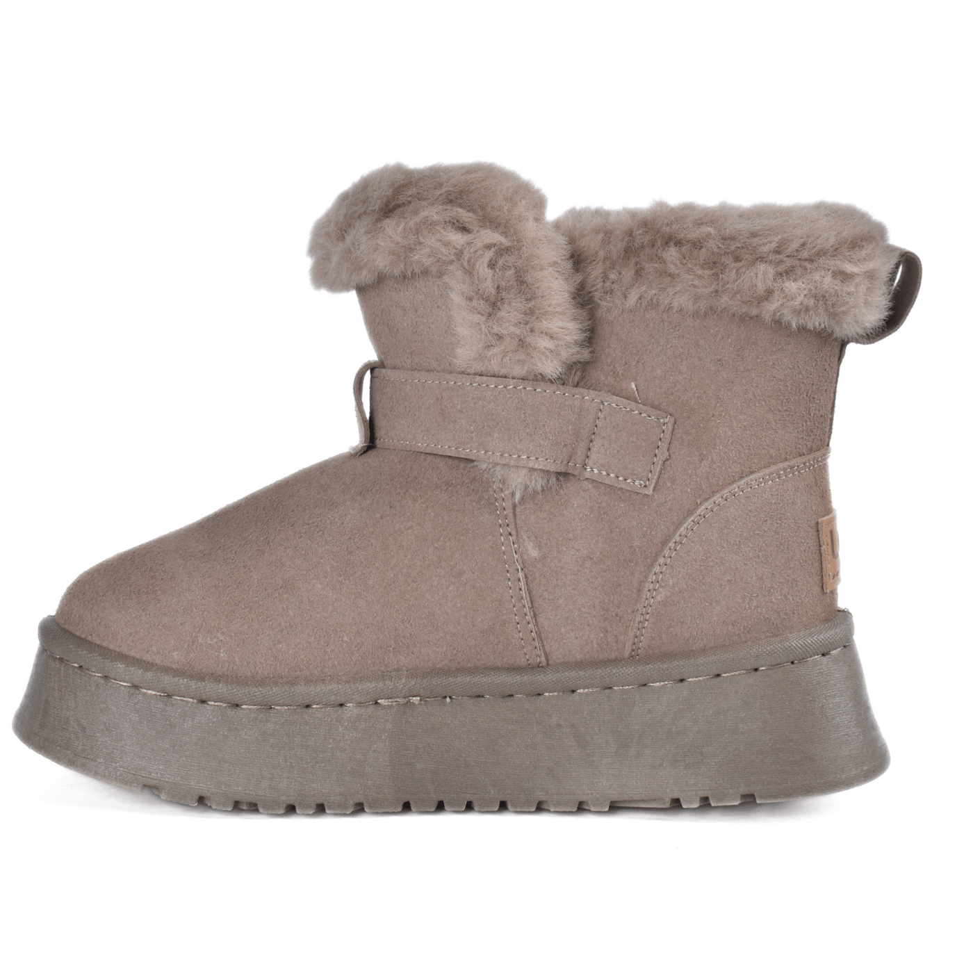 Warm Plush Platform Boots