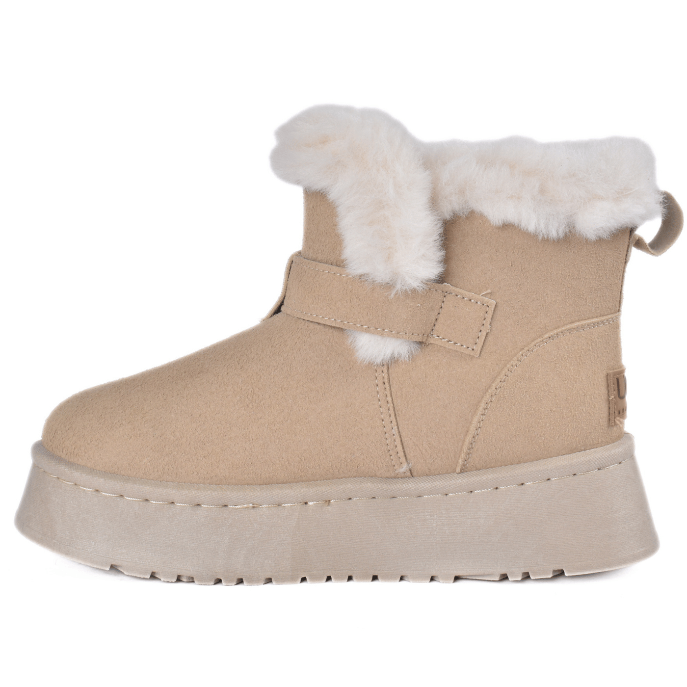 Warm Plush Platform Boots
