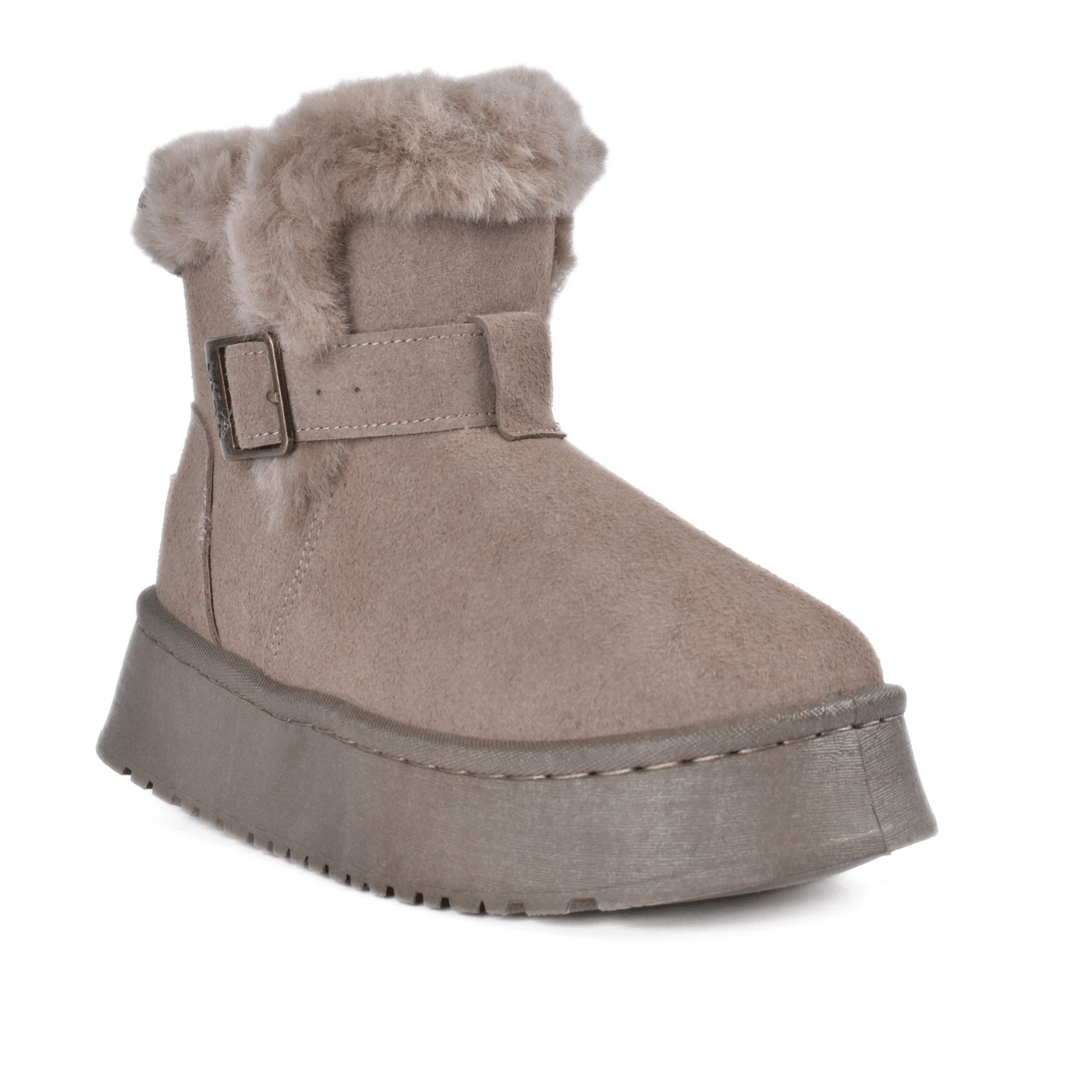 Warm Plush Platform Boots