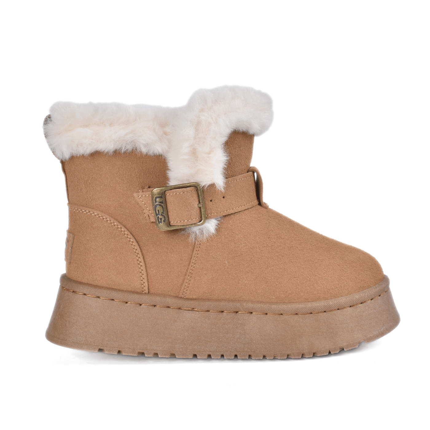 Warm Plush Platform Boots