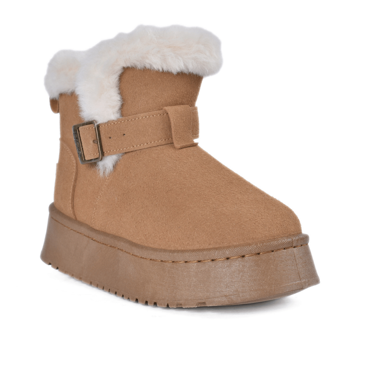Warm Plush Platform Boots