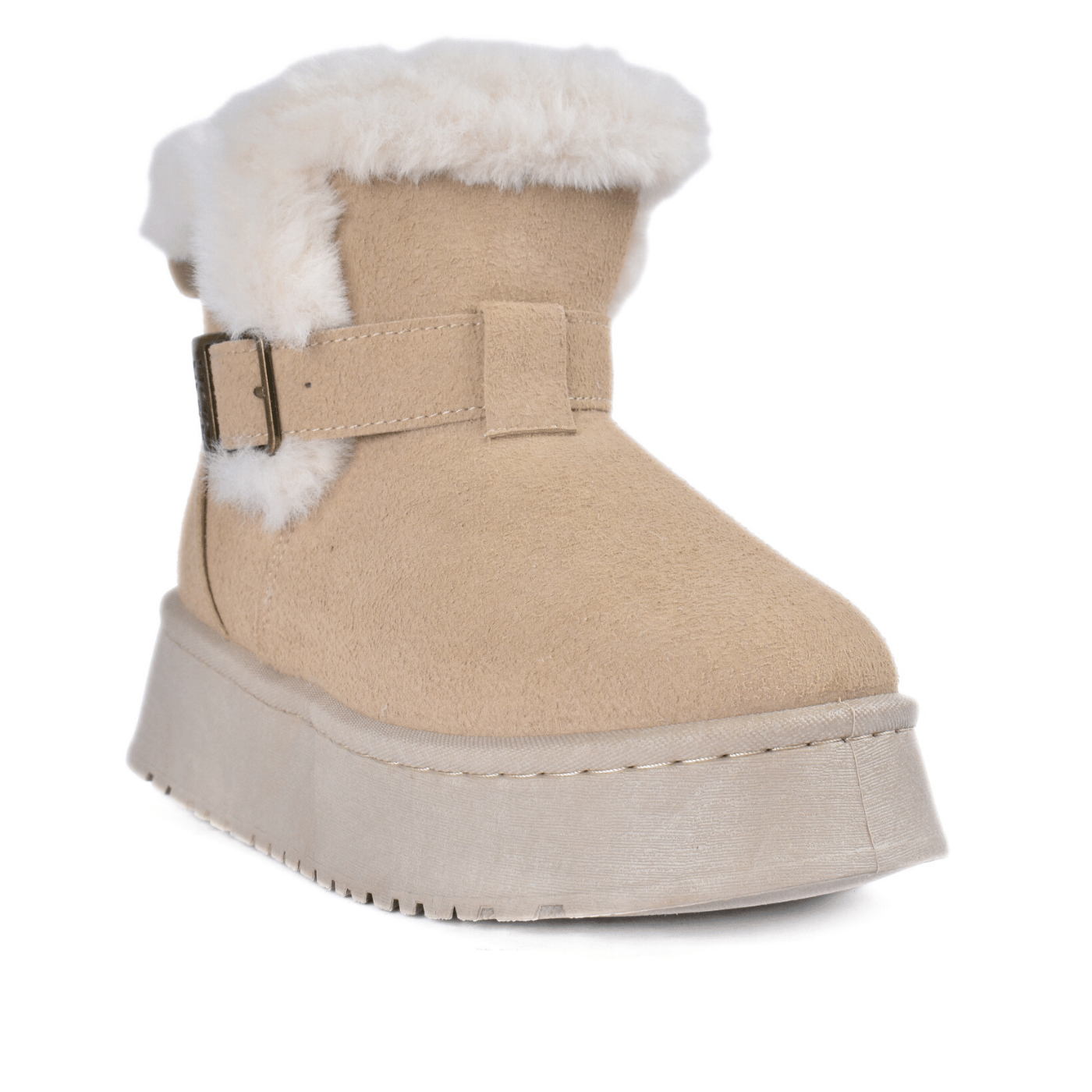 Warm Plush Platform Boots