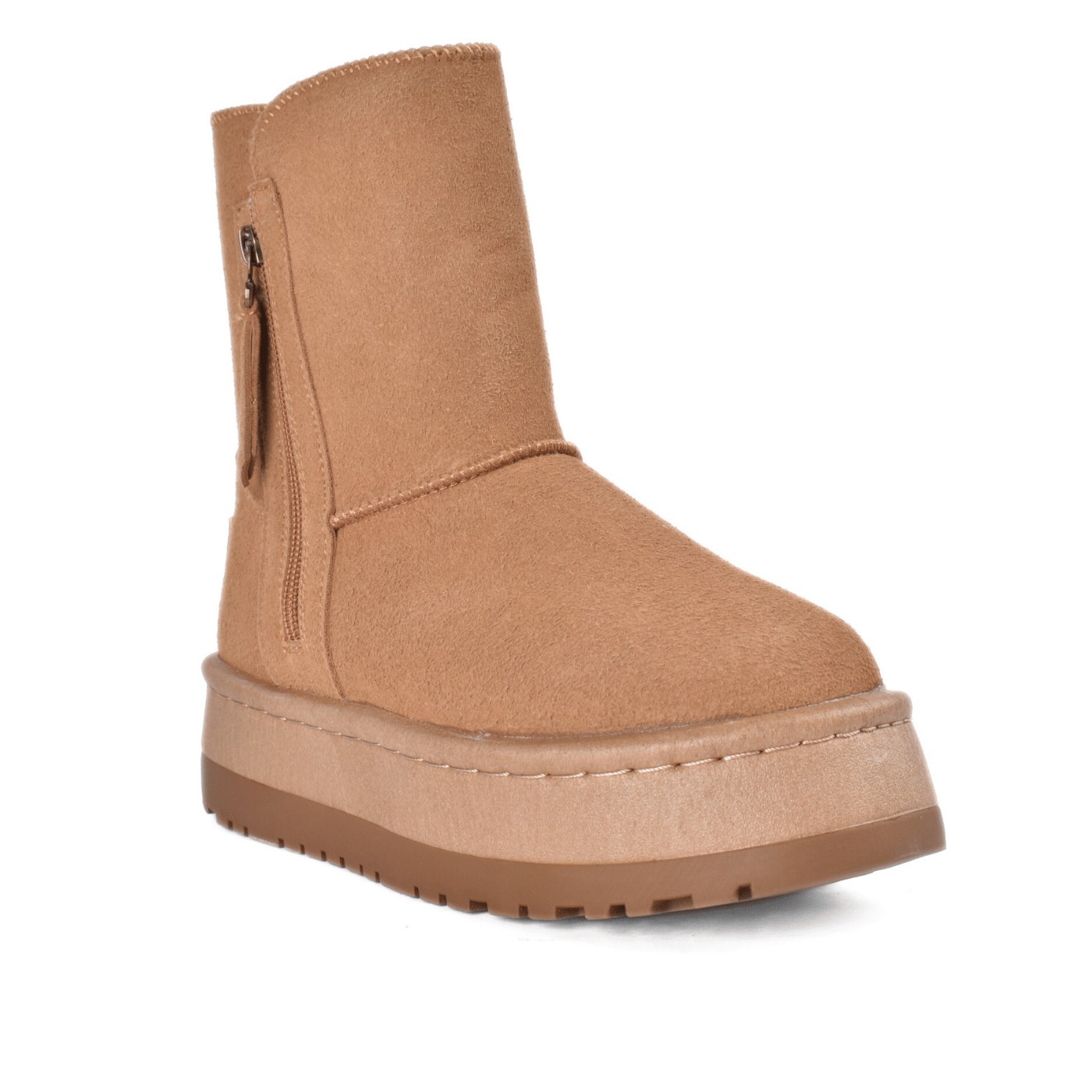 Suede Boots with Cozy Inner Lining