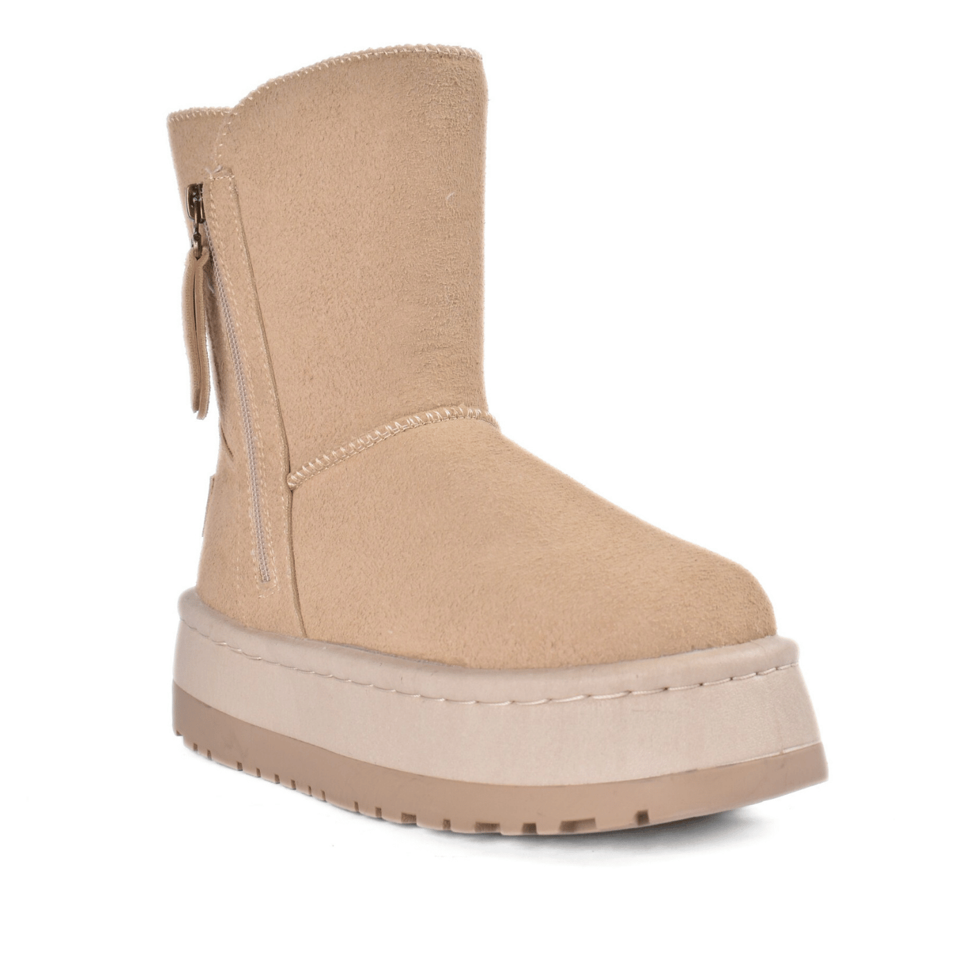 Suede Boots with Cozy Inner Lining