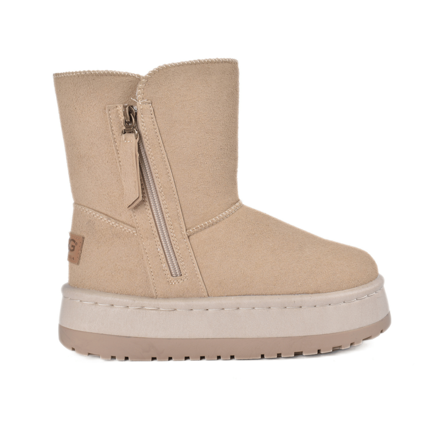 Suede Boots with Cozy Inner Lining