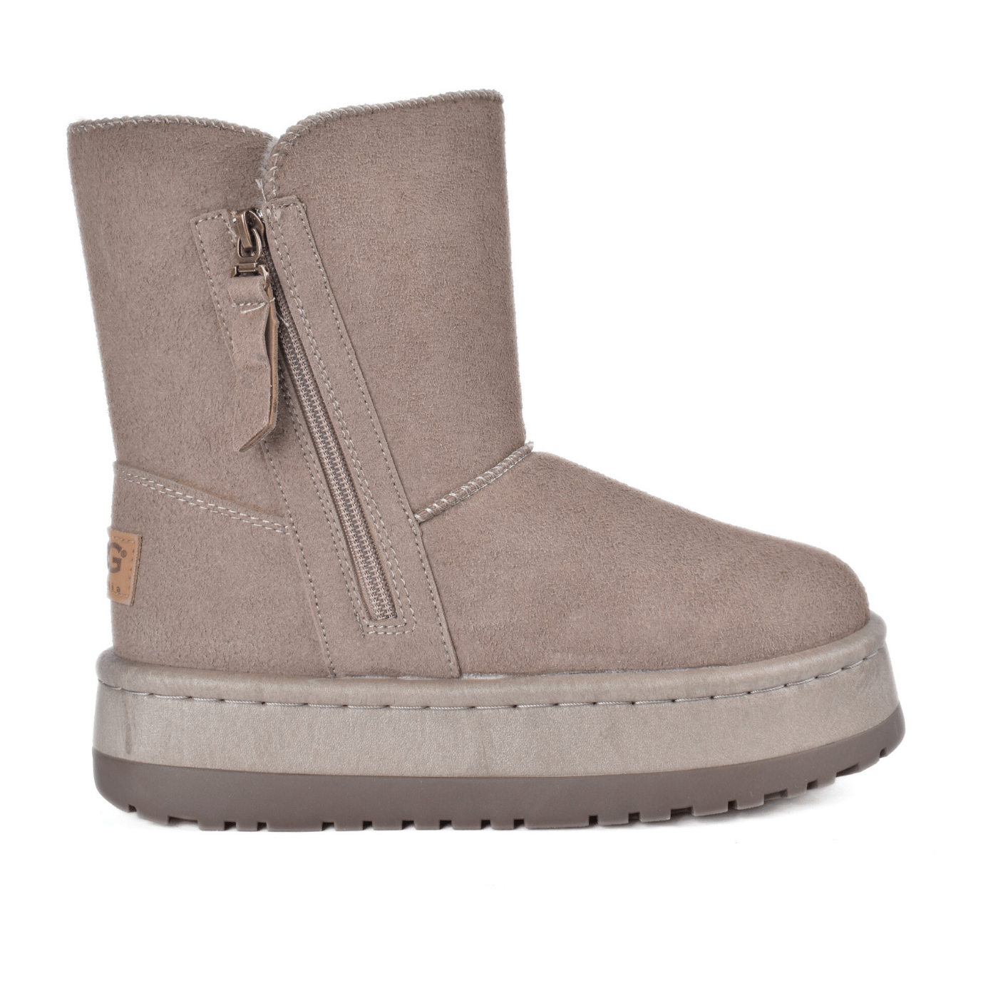 Suede Boots with Cozy Inner Lining