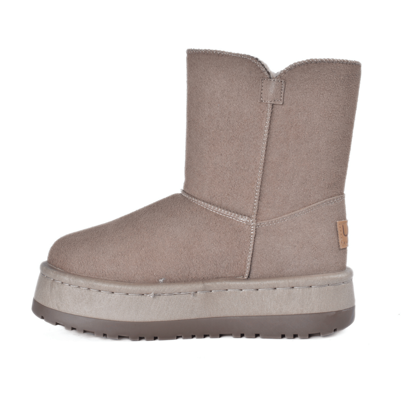 Suede Boots with Cozy Inner Lining