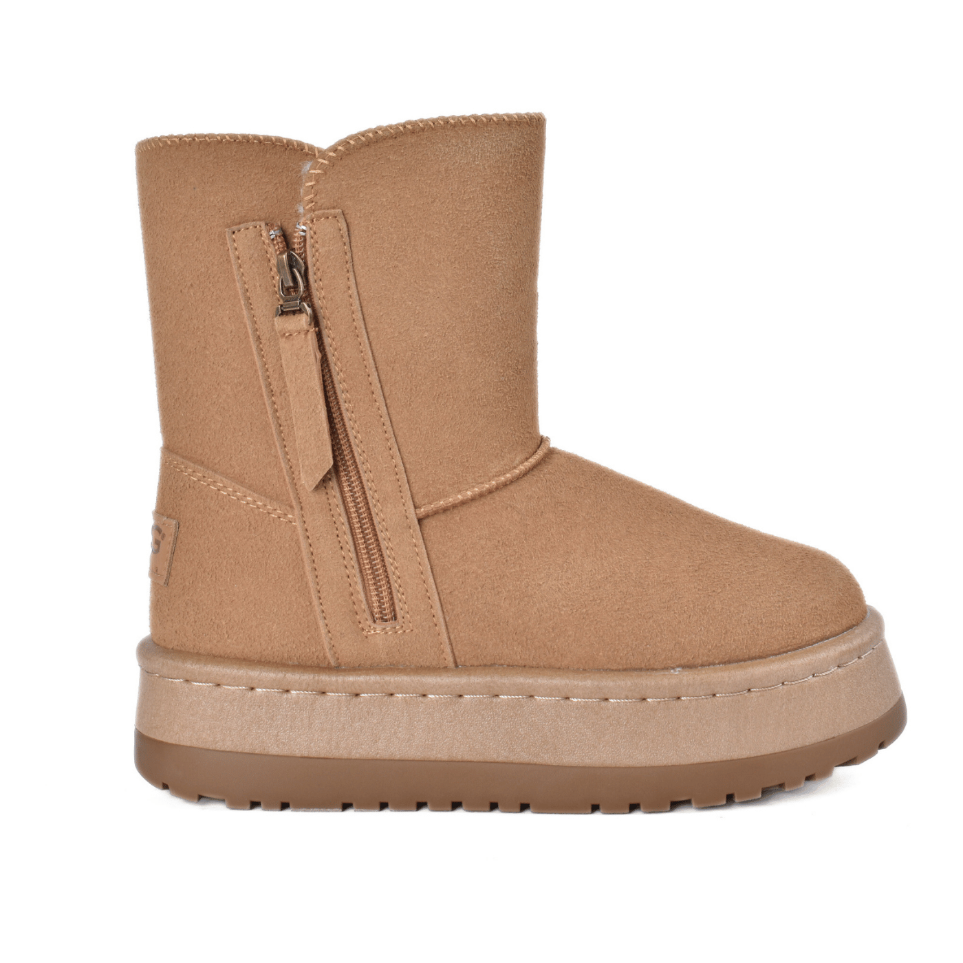 Suede Boots with Cozy Inner Lining