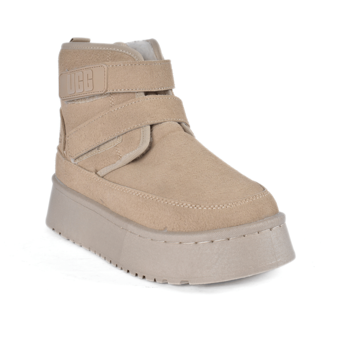 Platform Boots with Fur Lining