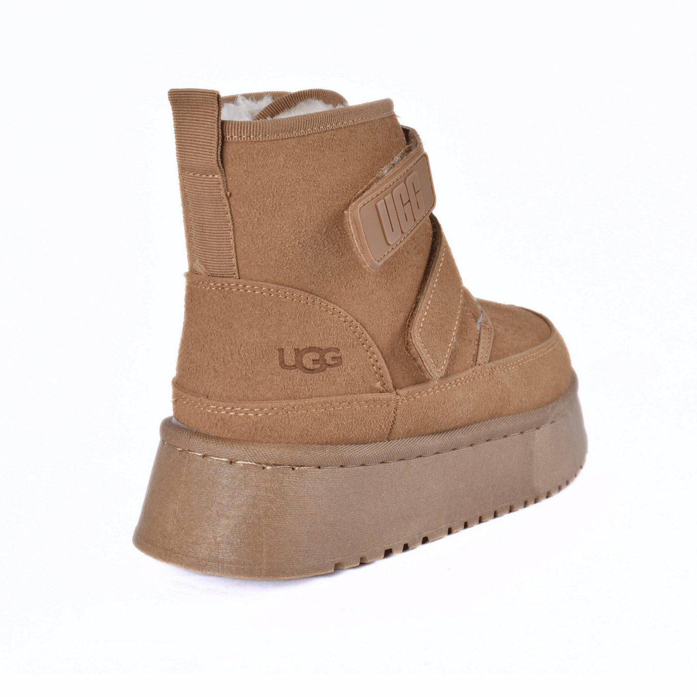 Platform Boots with Fur Lining