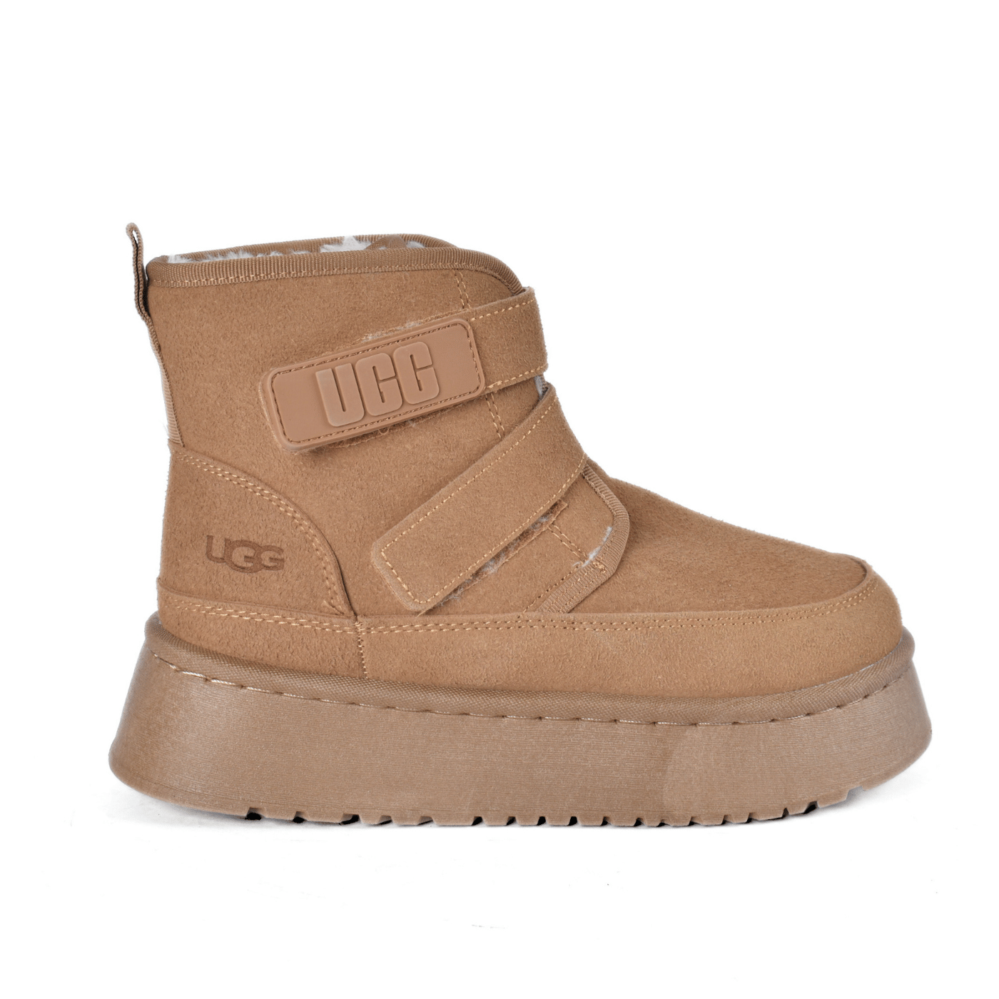 Platform Boots with Fur Lining