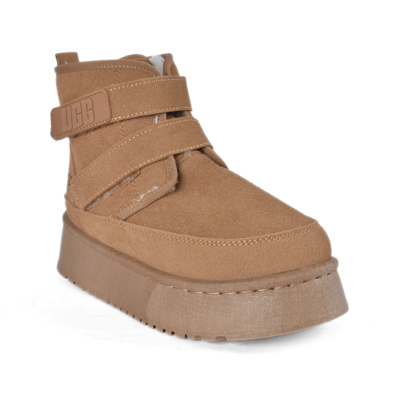 Platform Boots with Fur Lining