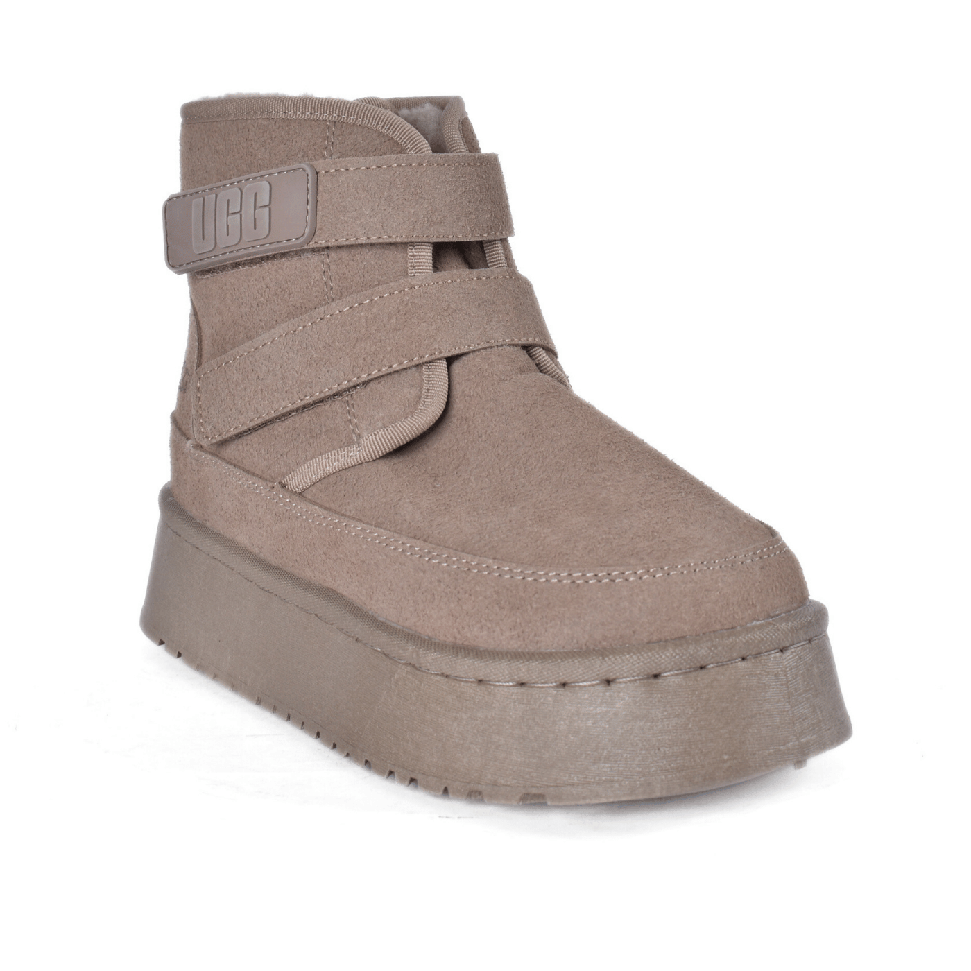 Platform Boots with Fur Lining