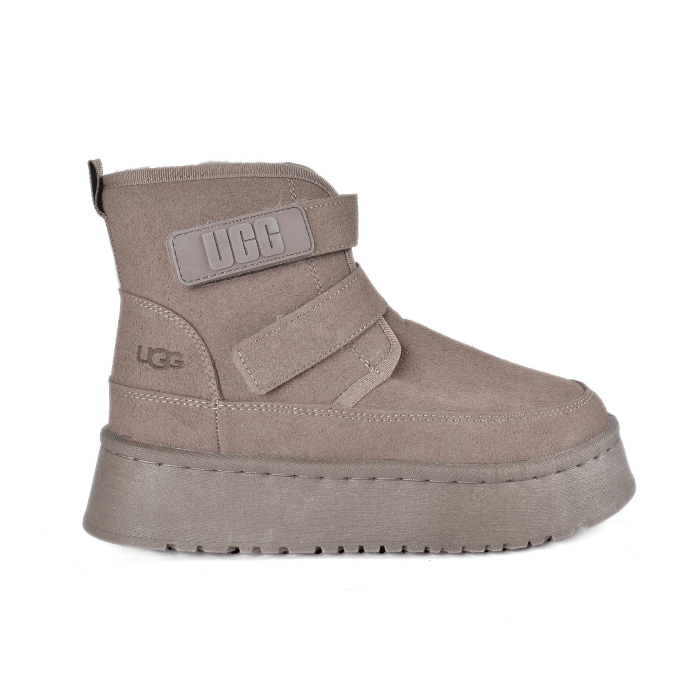 Platform Boots with Fur Lining