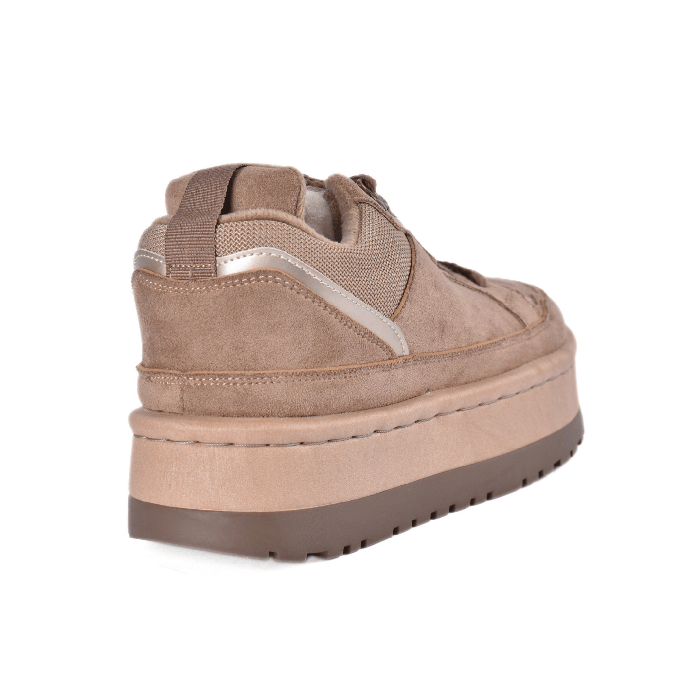 Winter Suede Sneakers with Thick Sole