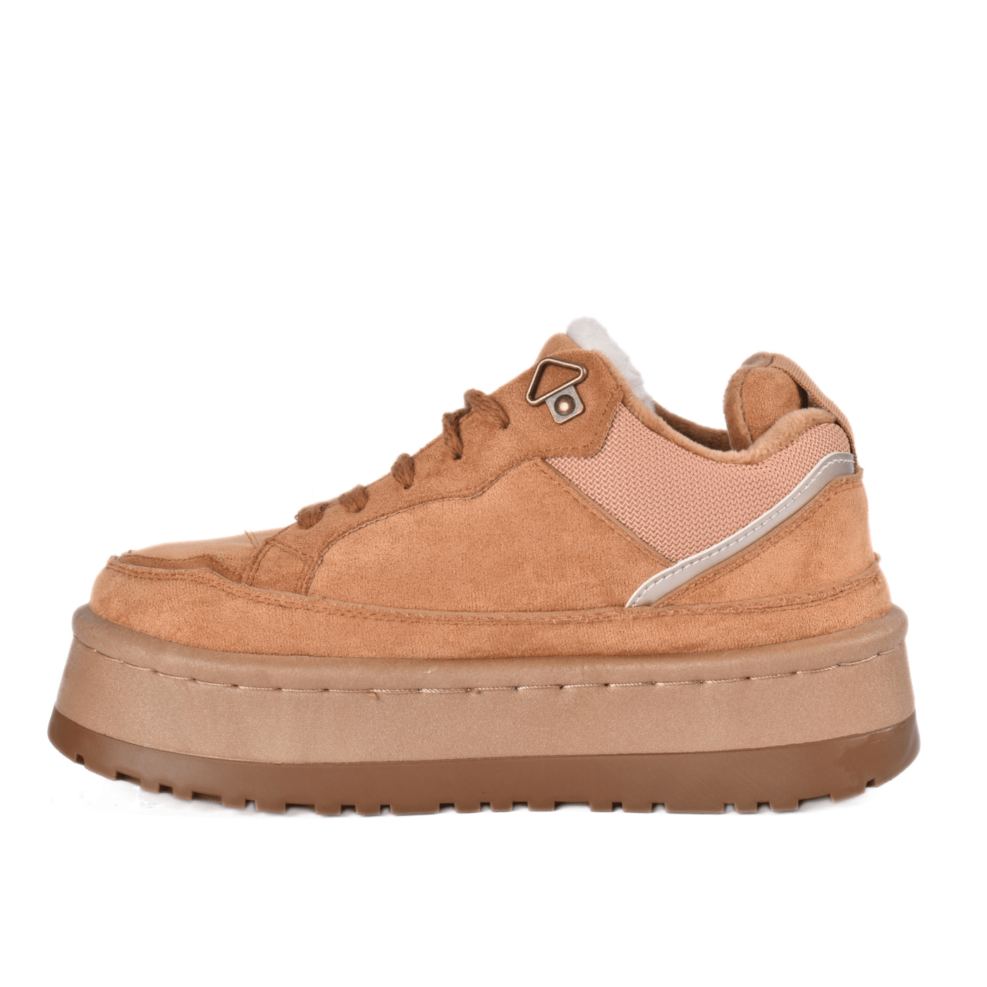 Winter Suede Sneakers with Thick Sole