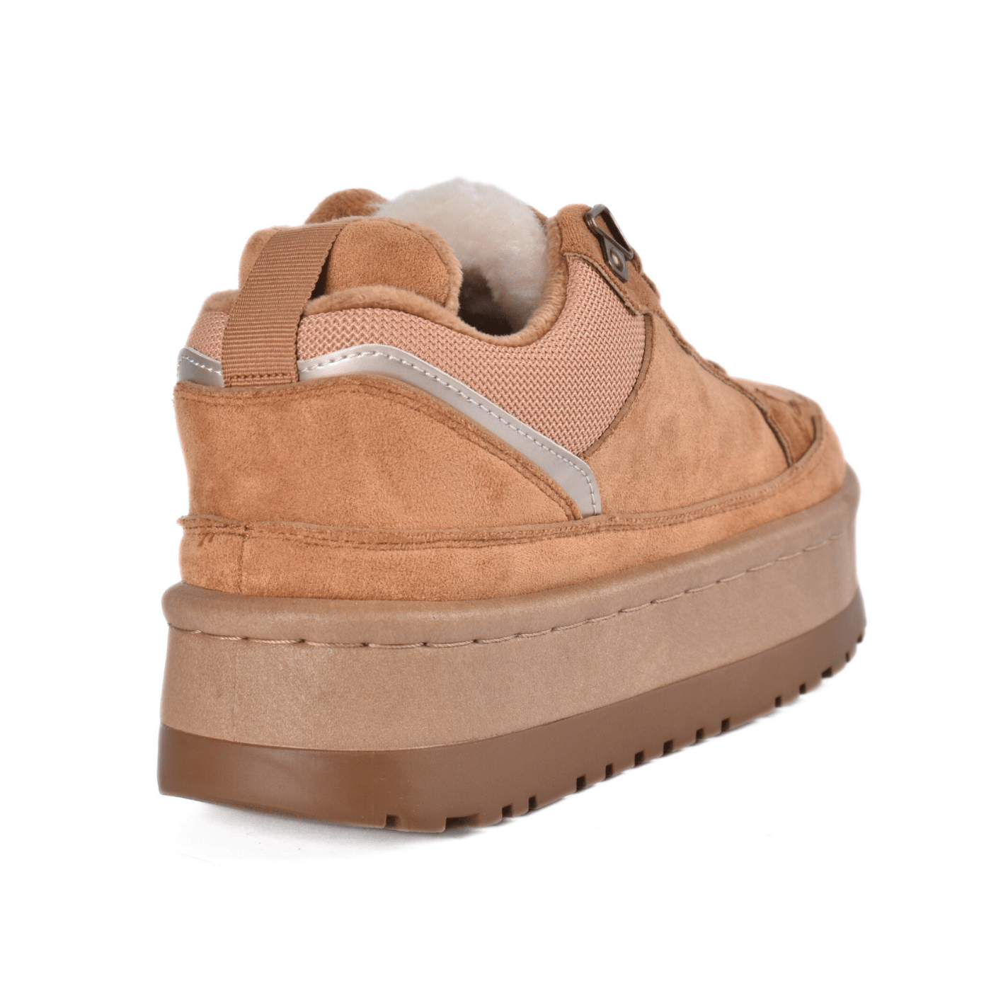 Winter Suede Sneakers with Thick Sole