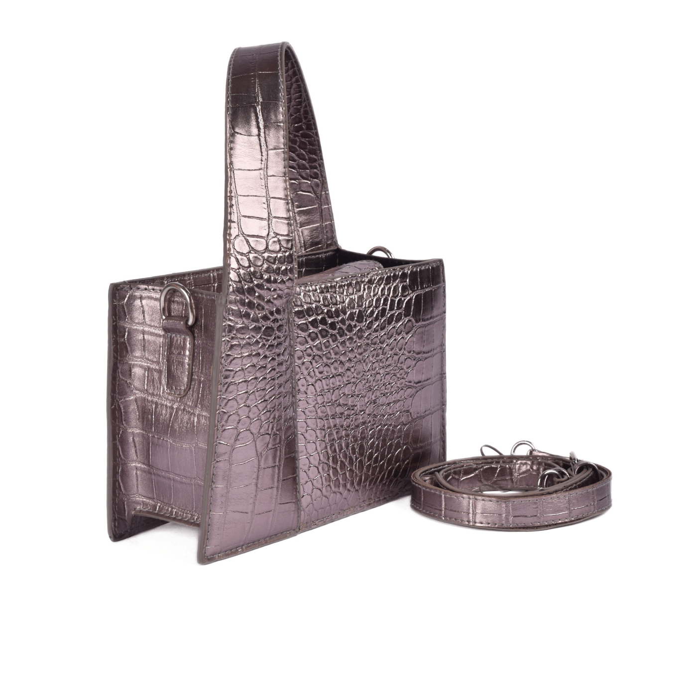 Glossy Statement Cross Body Bag Melouk