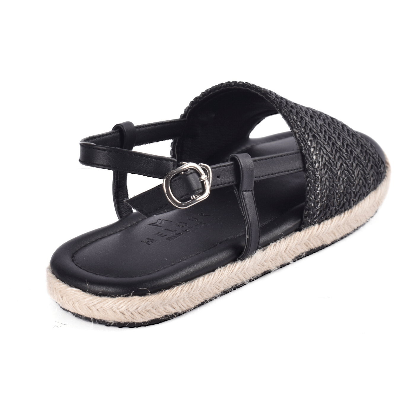Rainbow Woven Espadrille Sandals Melouk