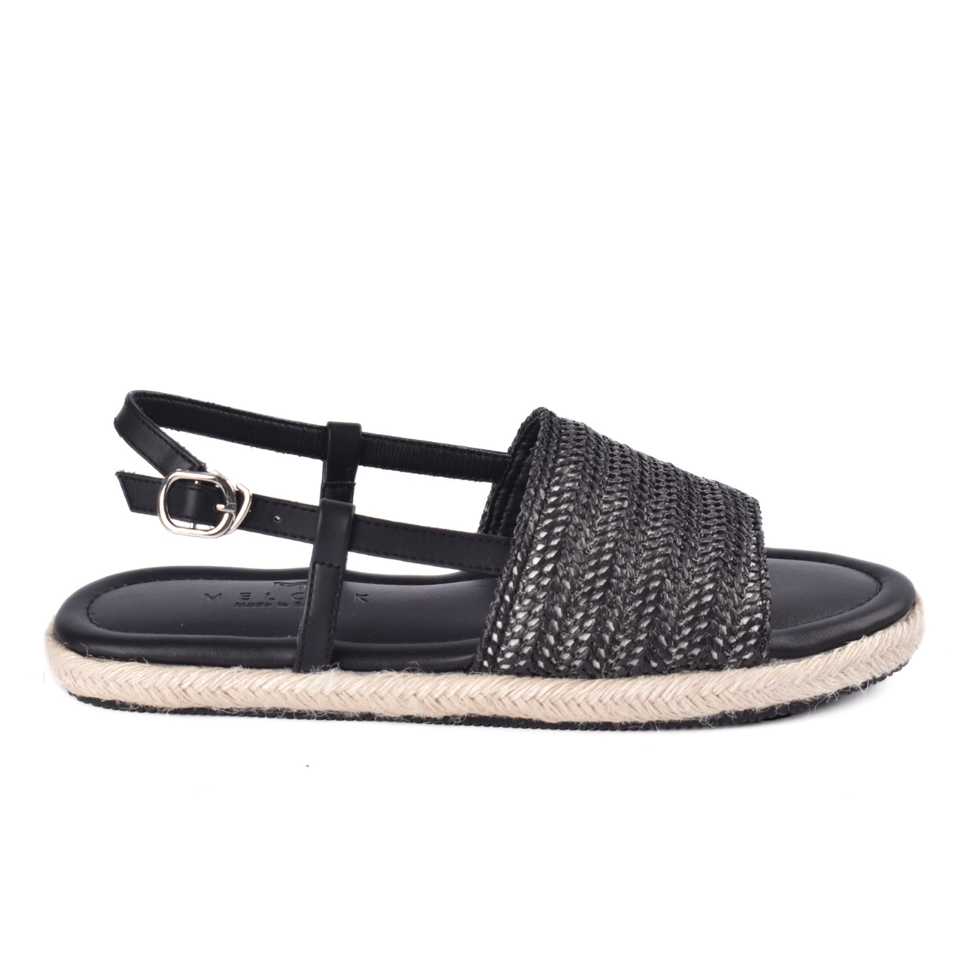 Rainbow Woven Espadrille Sandals Melouk