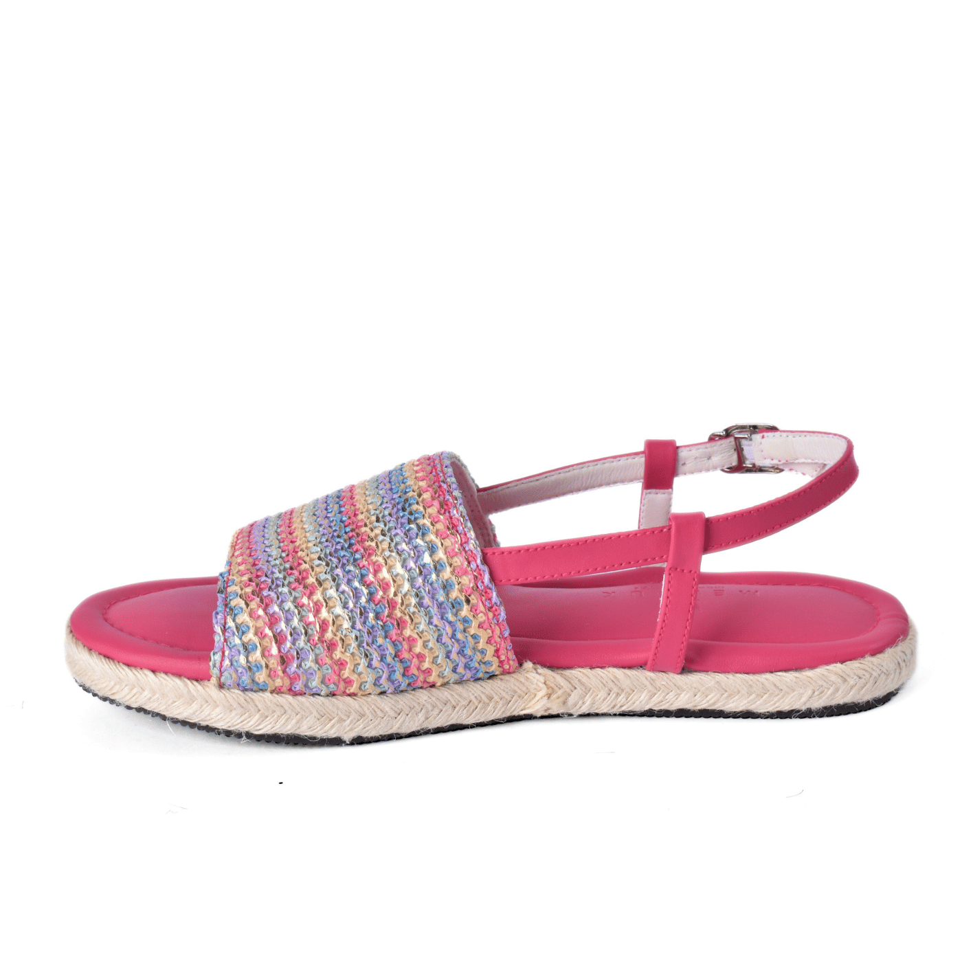 Rainbow Woven Espadrille Sandals Melouk