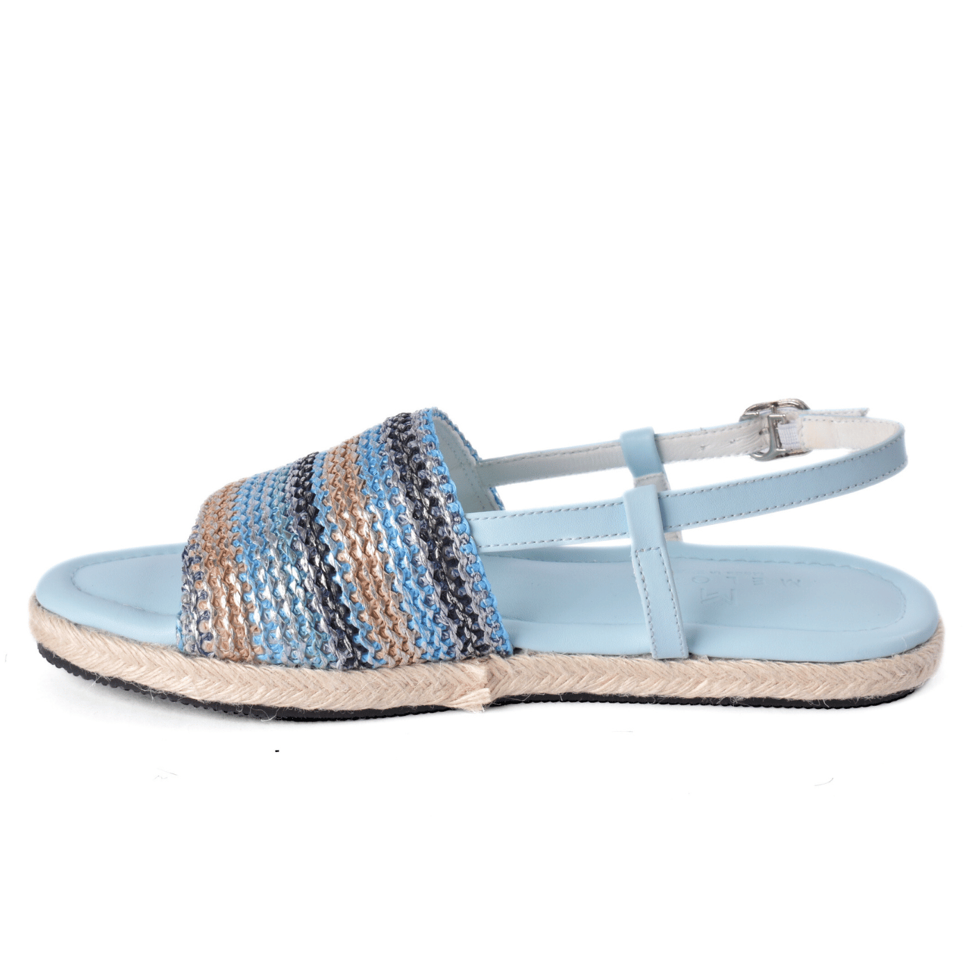 Rainbow Woven Espadrille Sandals Melouk