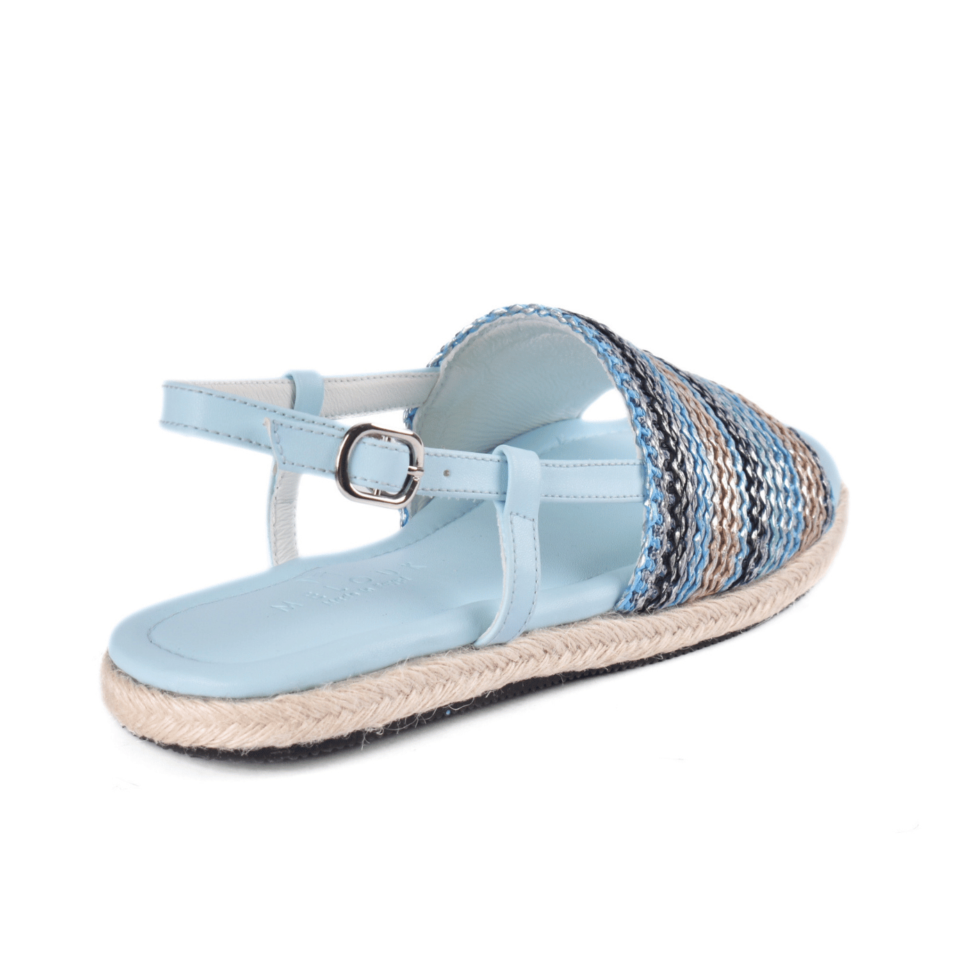 Rainbow Woven Espadrille Sandals Melouk