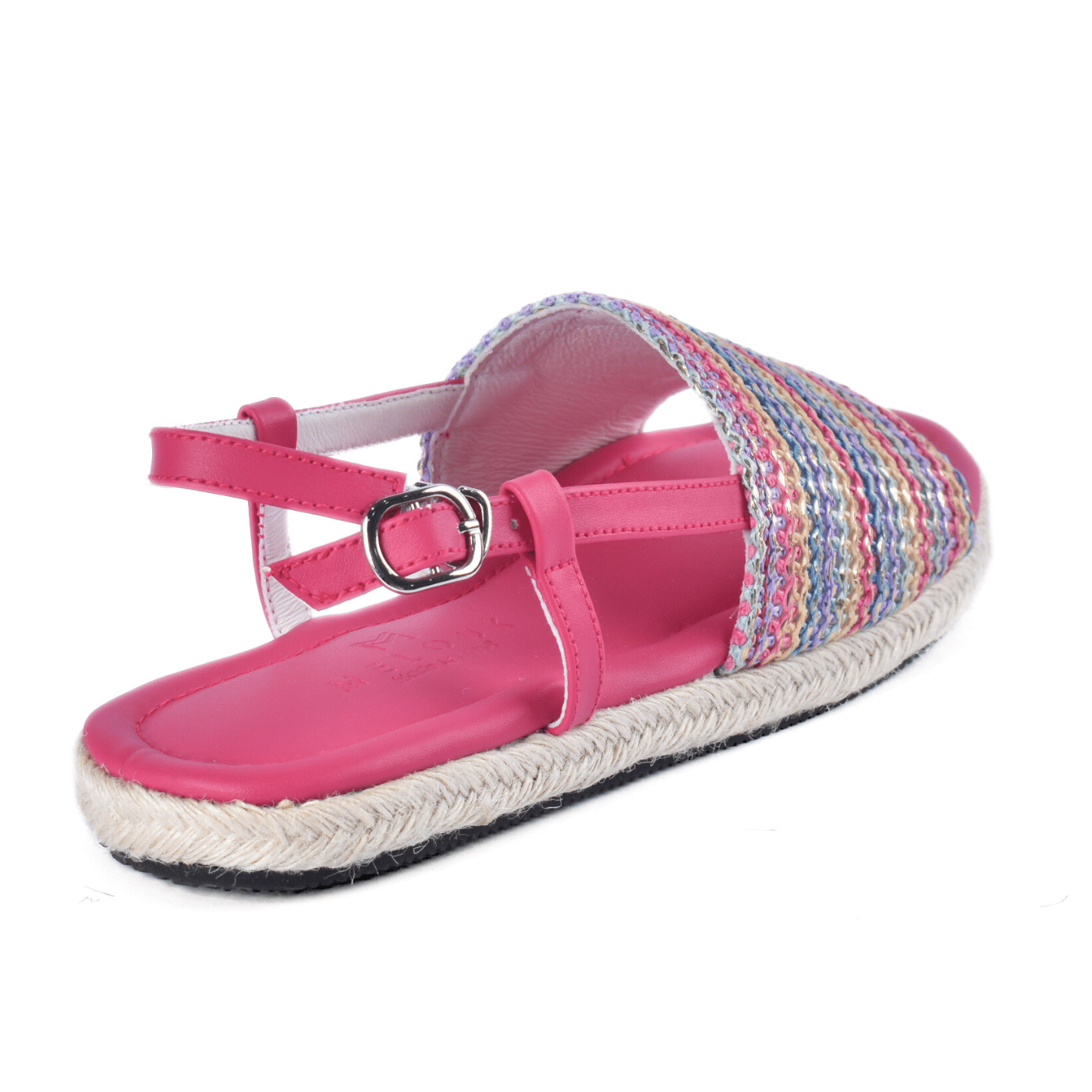 Rainbow Woven Espadrille Sandals Melouk