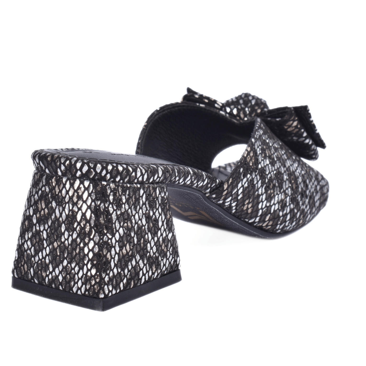 Square Toe Slipper with Decorative Bow Melouk
