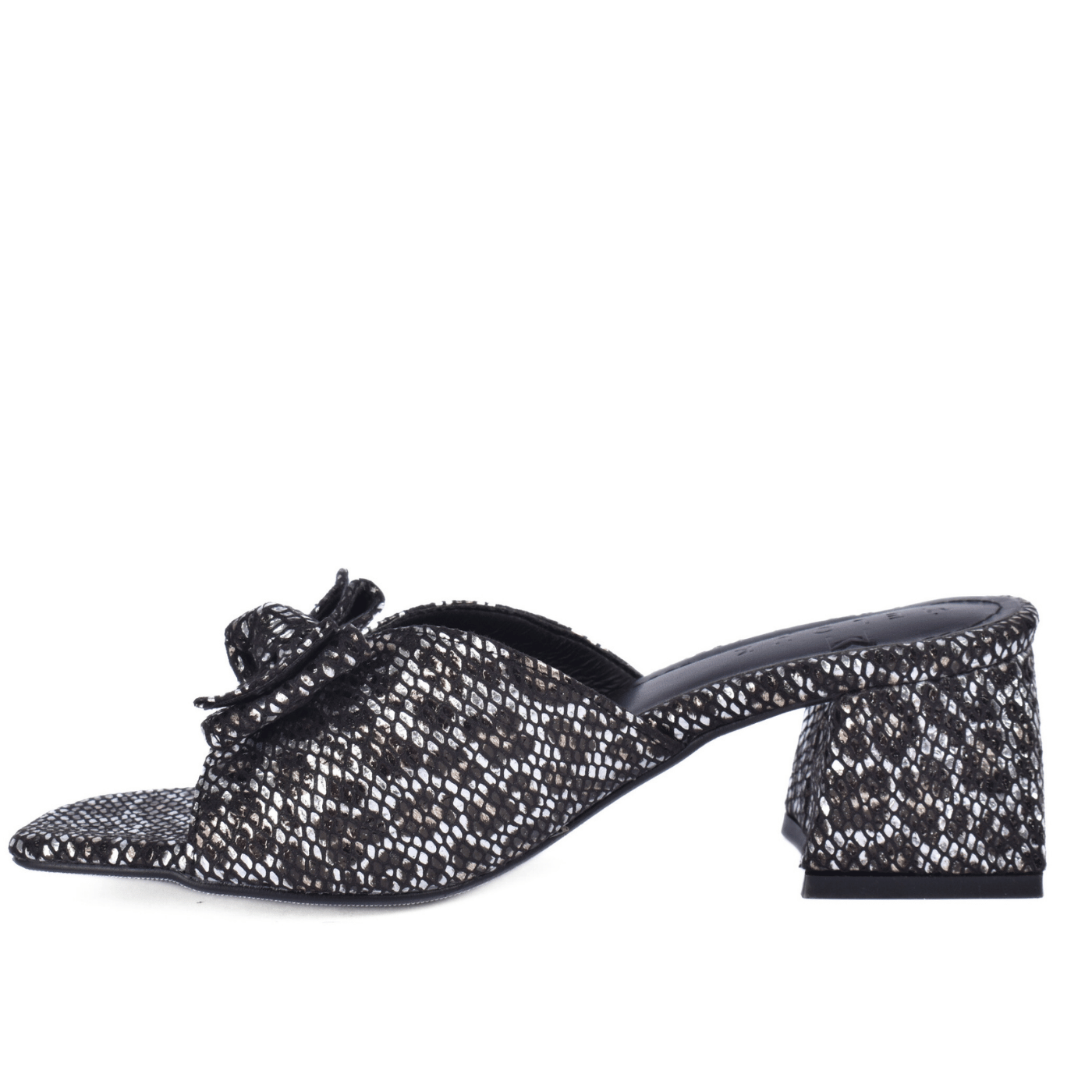 Square Toe Slipper with Decorative Bow Melouk