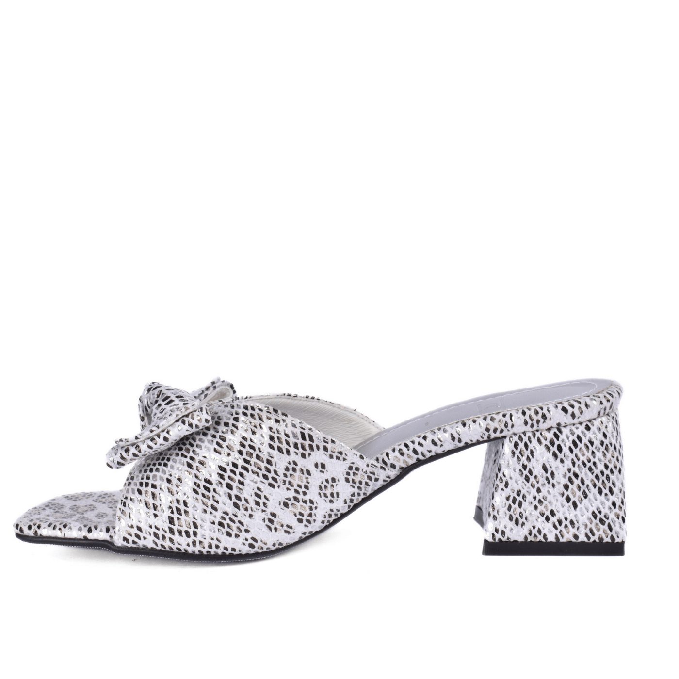 Square Toe Slipper with Decorative Bow Melouk