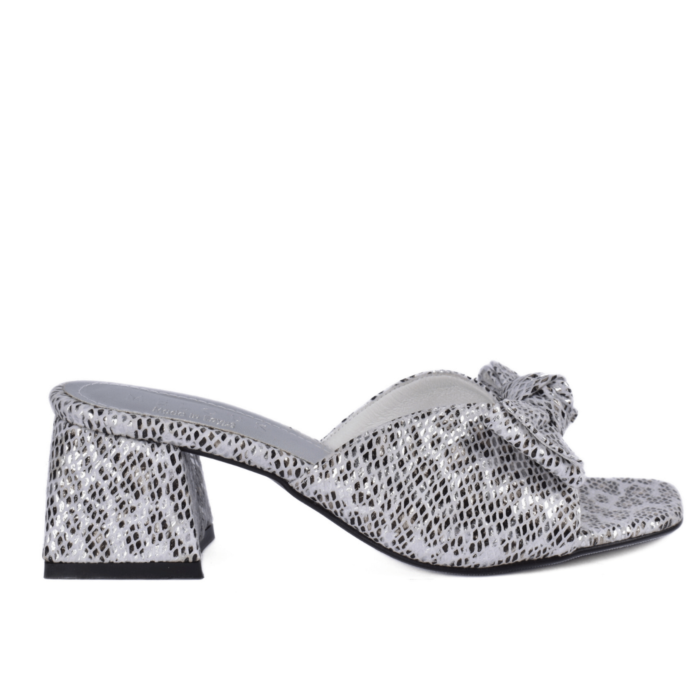 Square Toe Slipper with Decorative Bow Melouk