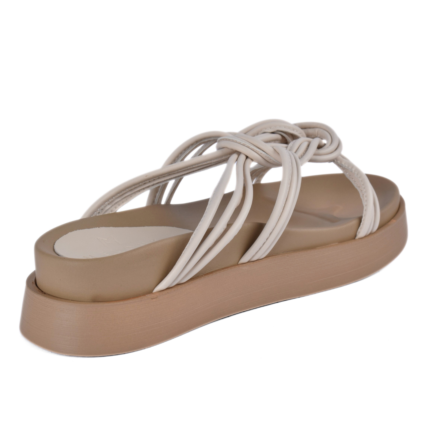 Knot Strap Platform Slipper