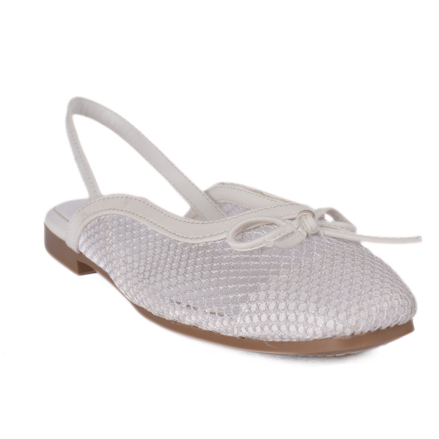 Minimalist Flat Slip-On Sandals White Melouk