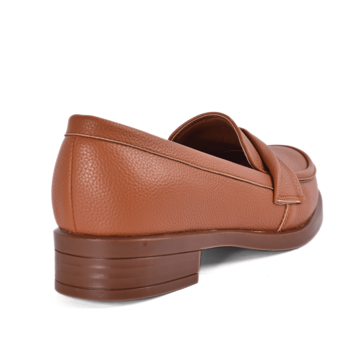 Basic Leather Shoe With Elastic Side