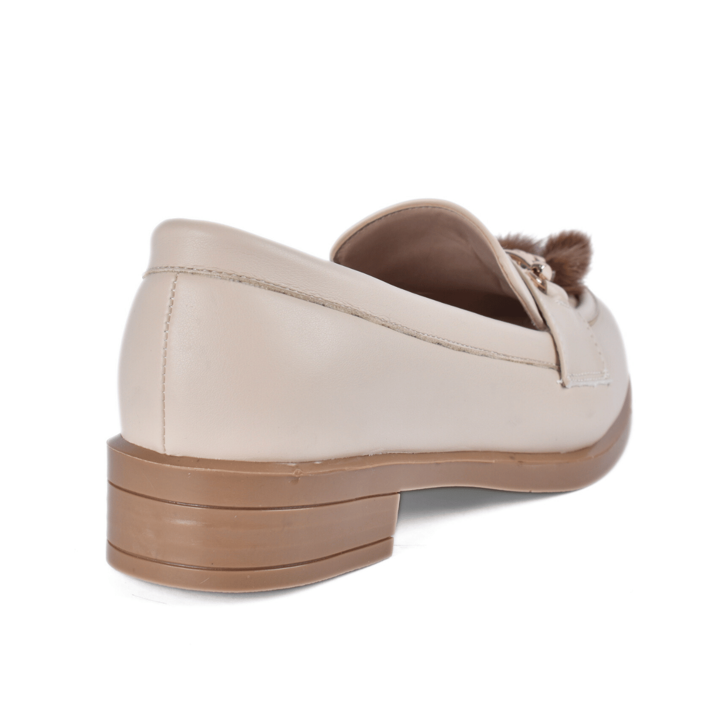 Basic Leather Shoe With Elastic Side