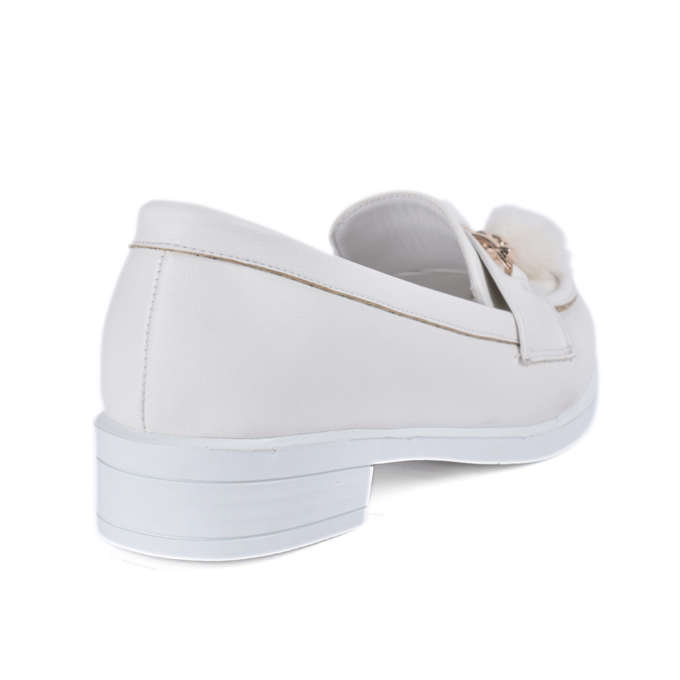 Basic Leather Shoe With Elastic Side