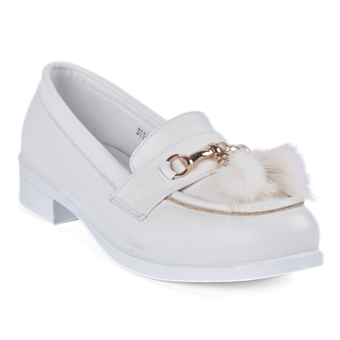 Basic Leather Shoe With Elastic Side