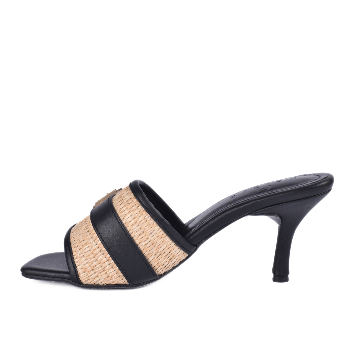 Comfortable Mid-Heel Sandals with Buckle Detail Melouk