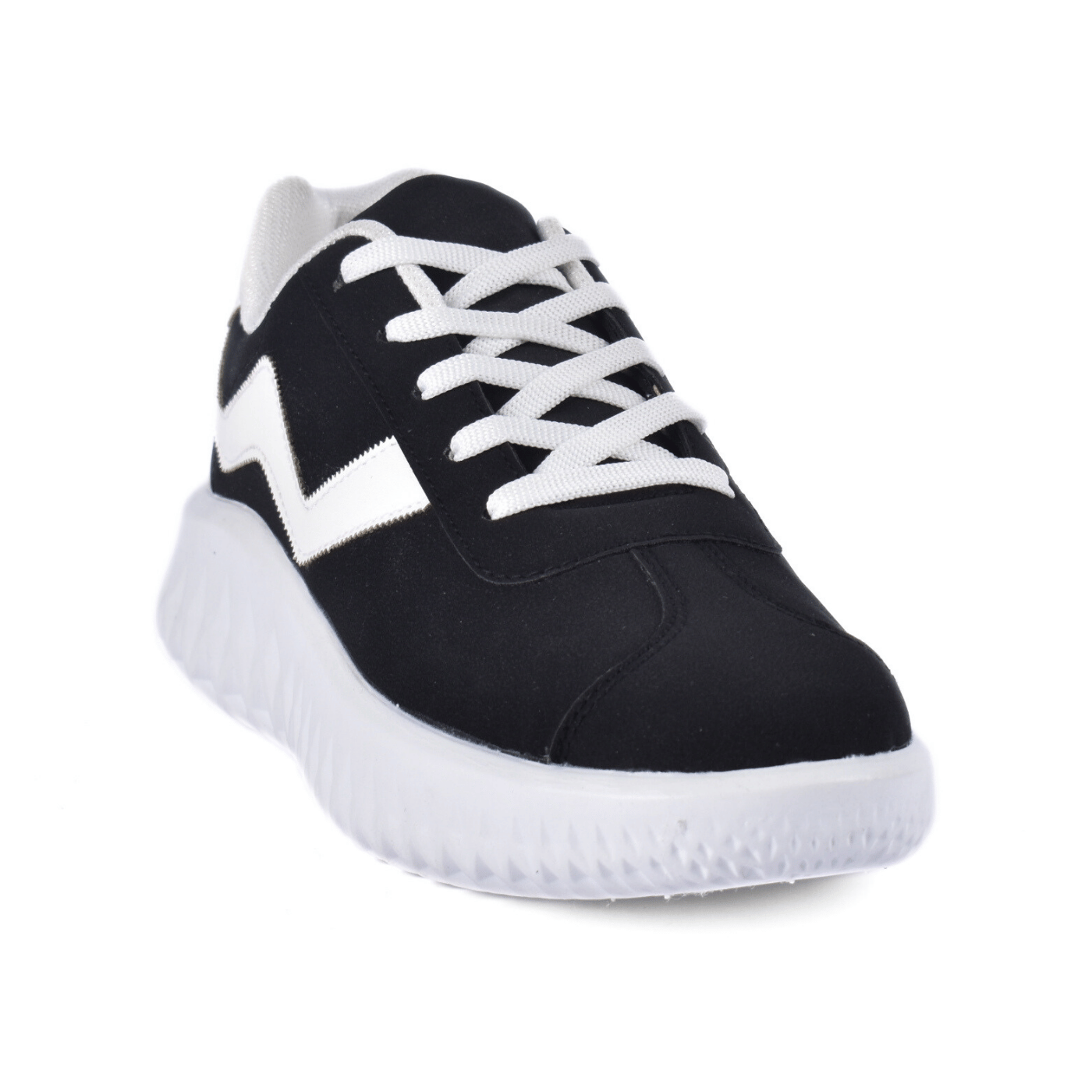 Stylish Walking Sneakers Black Melouk