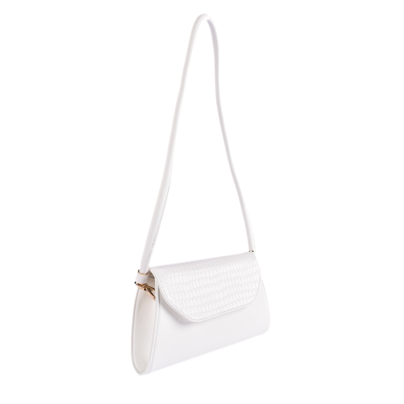 Spacious Faux Croc Leather Shopper Melouk