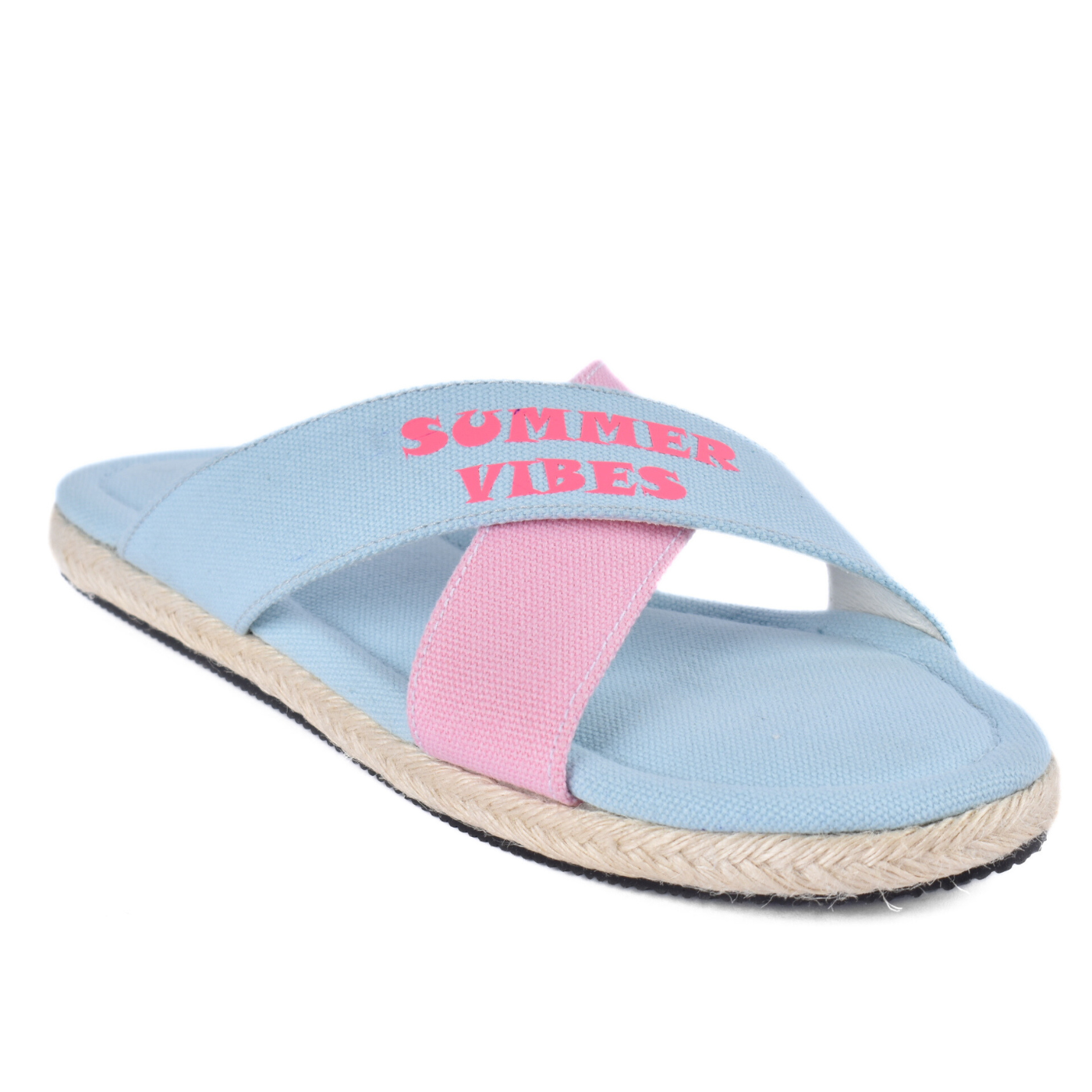 Canvas Slide Summer Vibes Light Blue Melouk