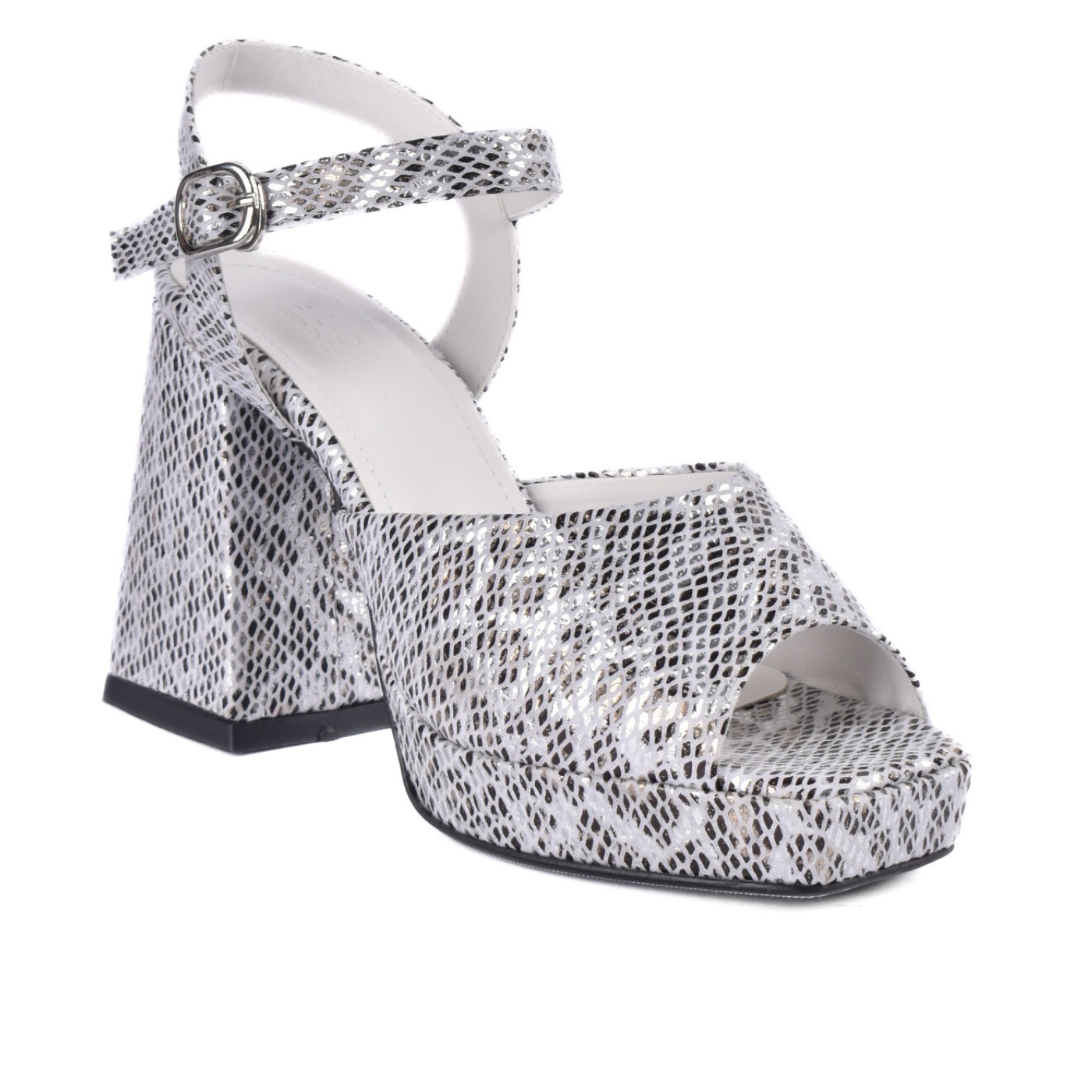 Effect Platform Sandals Silver Melouk