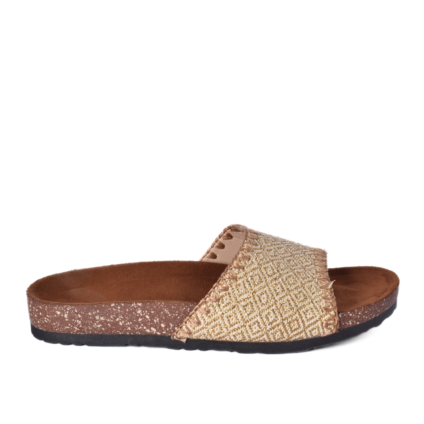 Casual Women Slip On Sandal Double Strap Style