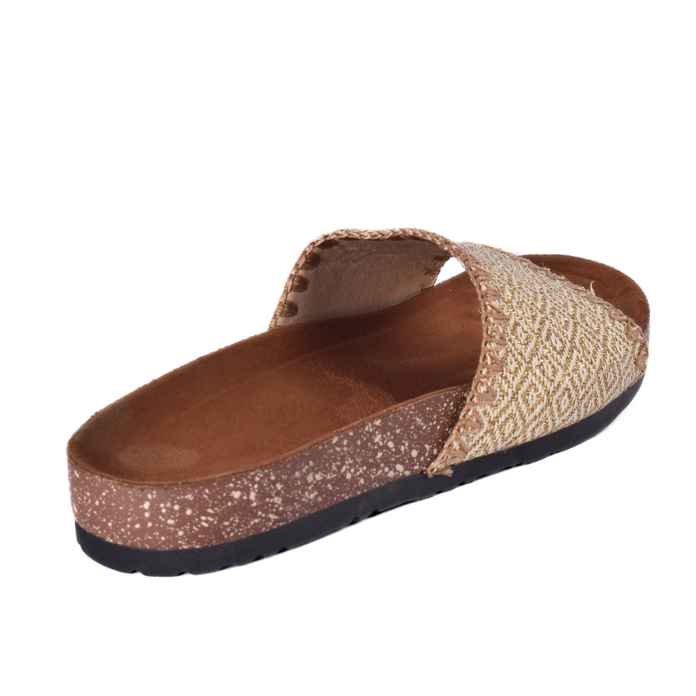Casual Women Slip On Sandal Double Strap Style