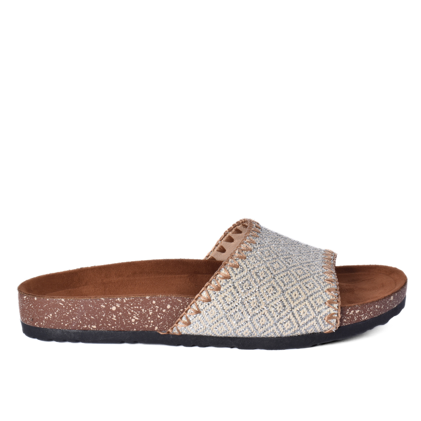 Casual Women Slip On Sandal Double Strap Style