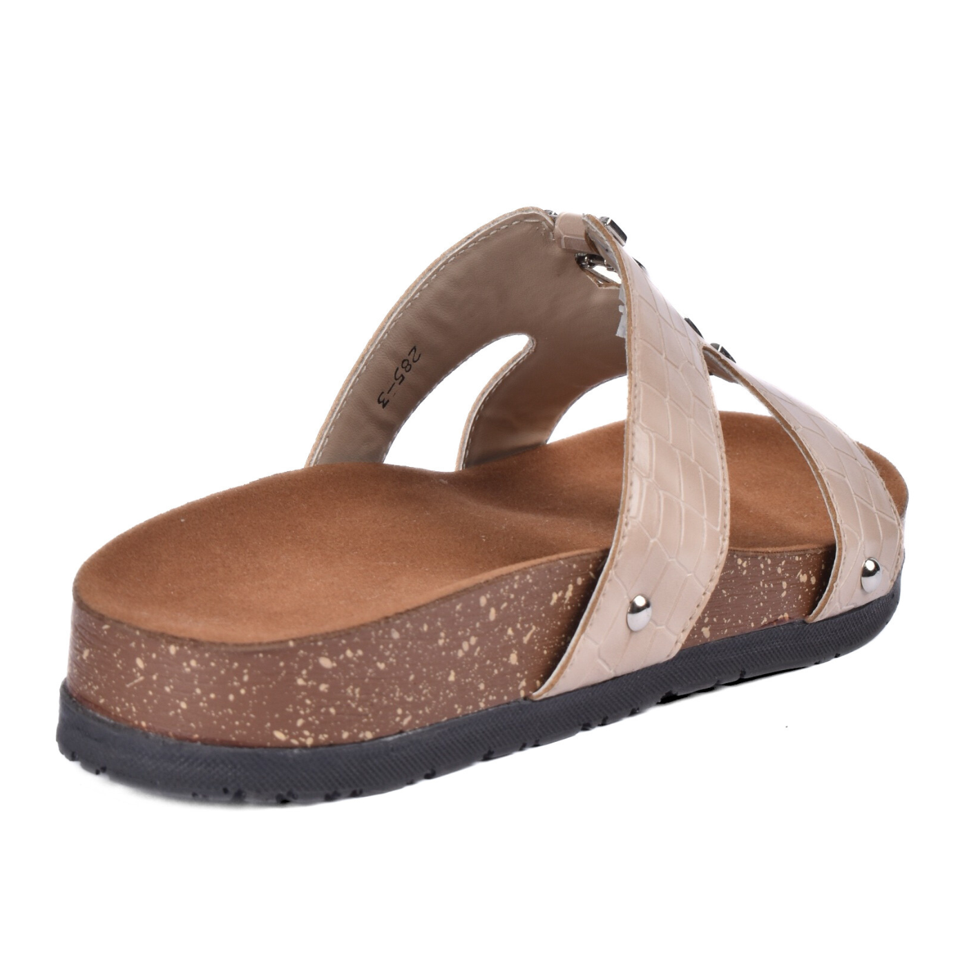Slip-On Slippers with Chain Accent Melouk