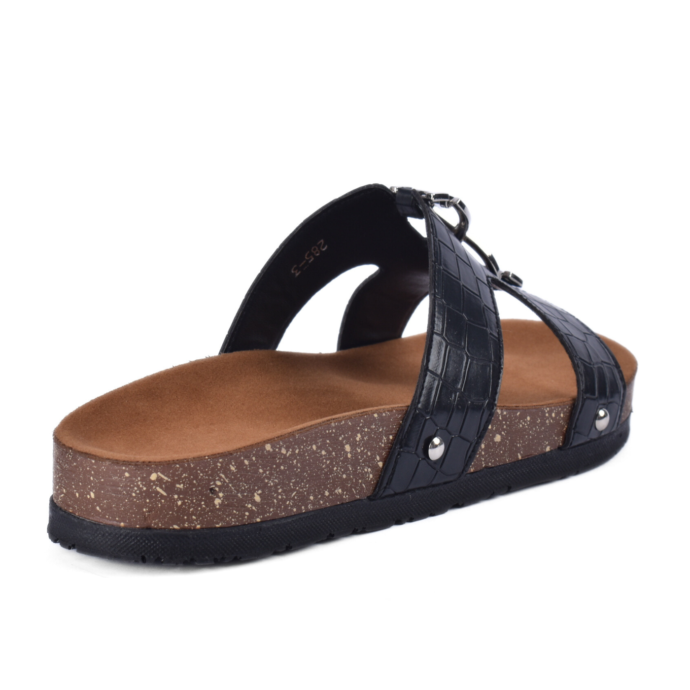 Slip-On Slippers with Chain Accent Melouk